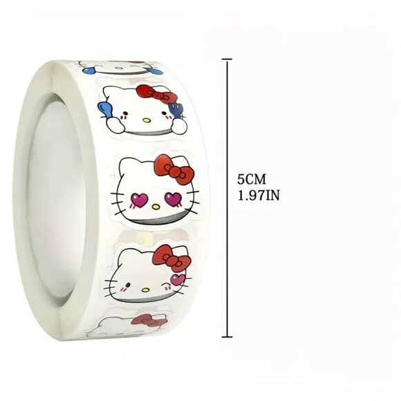 Stickers Hello Kitty Sanrio 500 Love Emoji School Kids Emo Scene Fun laptop - Picture 3 of 3